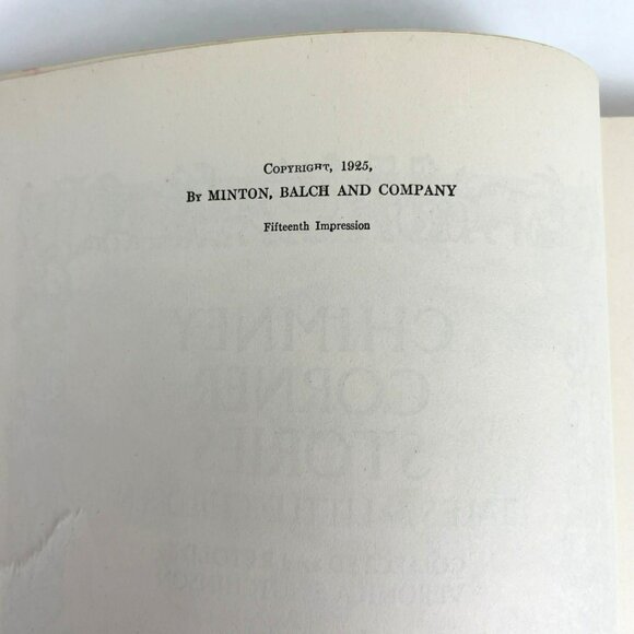 Vintage 1925 Chimney Corner Stories VS Hutchinson - Picture 2 of 10